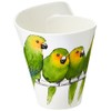 Villeroy und Boch NewWafe Cafè Kaffeebecher (Geschenkkarton), Premium Porzellan, Green,