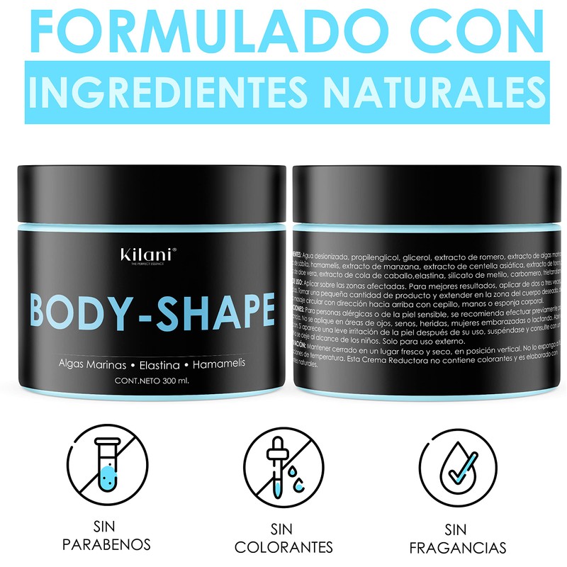 Gel Corporal Tonifica + Reduce - Algas Marinas, Elastina y