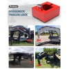 Gooseneck Trailer Lock, Heavy Duty Trailer Lock Fits Round &