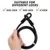 GUNGY 1.8 m Loop Cable Steel Cable with Eyelets Safety
