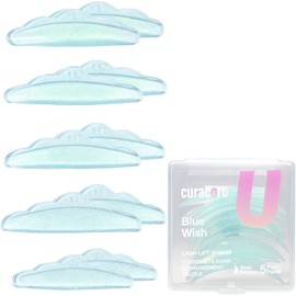 CURACORO Lash Lifting Shields, 10 Unidades/5 Tamaños, Almohadillas para Permanente de Pestañas, Varillas para Rizar y Levantar Pestañas, Herramientas de Silicona Reutilizables para Laminación