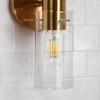 GEPOW Sconces Wall Lighting, Modern Gold Wall Sconces Indoor with