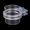 Transparent Acrylic Durable Adjustable Aquarium Fish Feeder Fish Tank Tiepiece