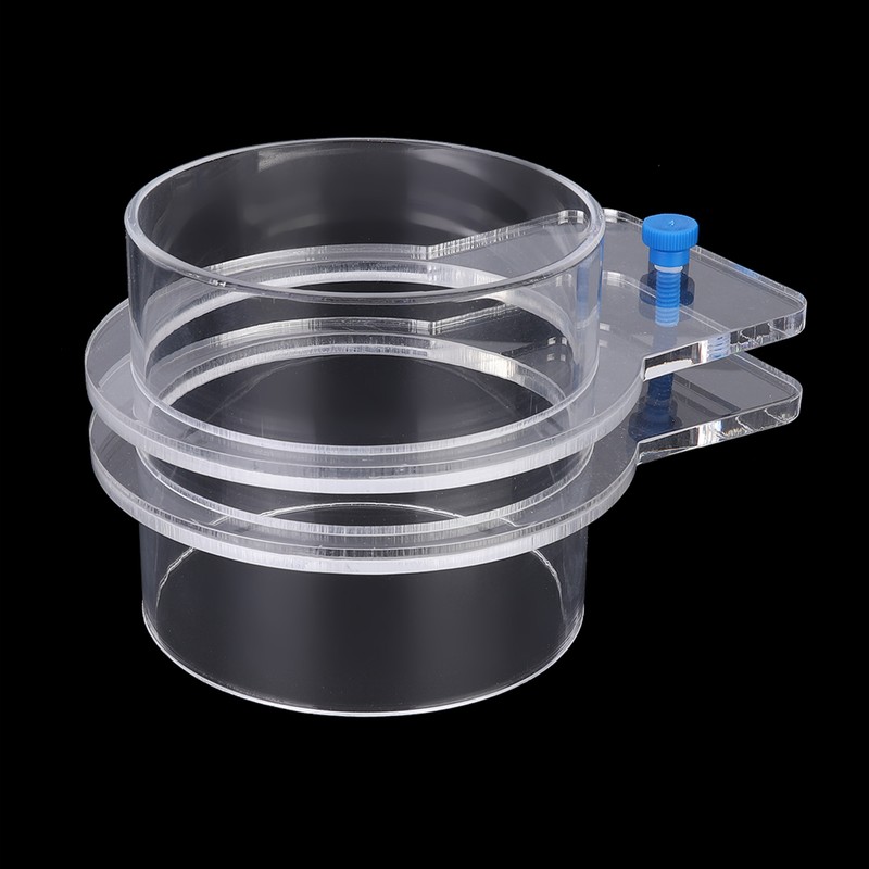 Transparent Acrylic Durable Adjustable Aquarium Fish Feeder Fish Tank Tiepiece