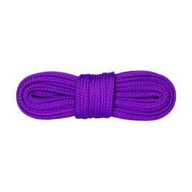Kaps Sneakers Laces, quality durable shoe laces for casual footwear, made in Europe, 1 pair, many colours and lengths (120 cm - 47 inch - 7 to 9 eyelet pairs - violet)