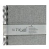 linum photo album 20/20 grey - spiral album