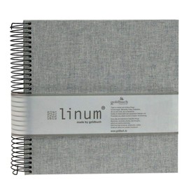 linum photo album 20/20 grey - spiral album