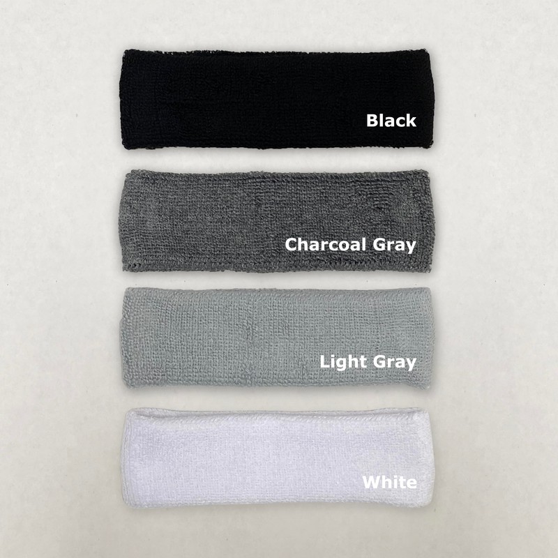 COUVER HB206 Unisex Long 9" Terry Cloth Sports Head Sweatband