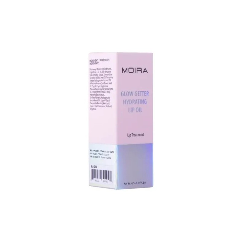 Labial Moira Cosmetics Líquido Hidratante Lip Getter Glow Aceite Clear