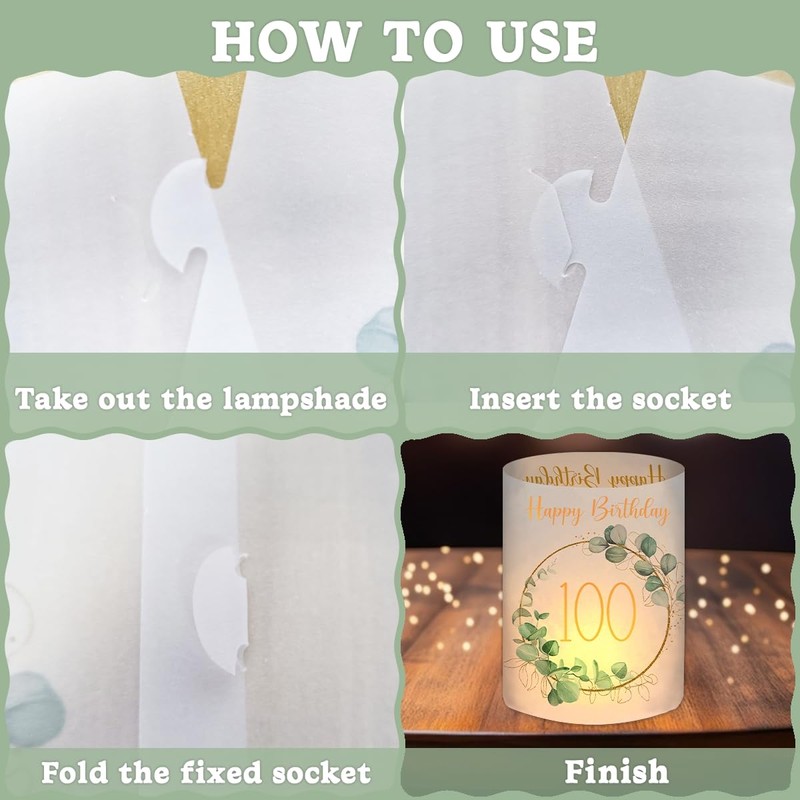 Napkins Lantern Table Decoration Confetti Birthday Decoration Eucalyptus Table Decoration