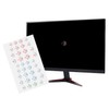 Fastscope Fadenkreuz-Aufkleber für Monitor, 36 Stück, Schwarz