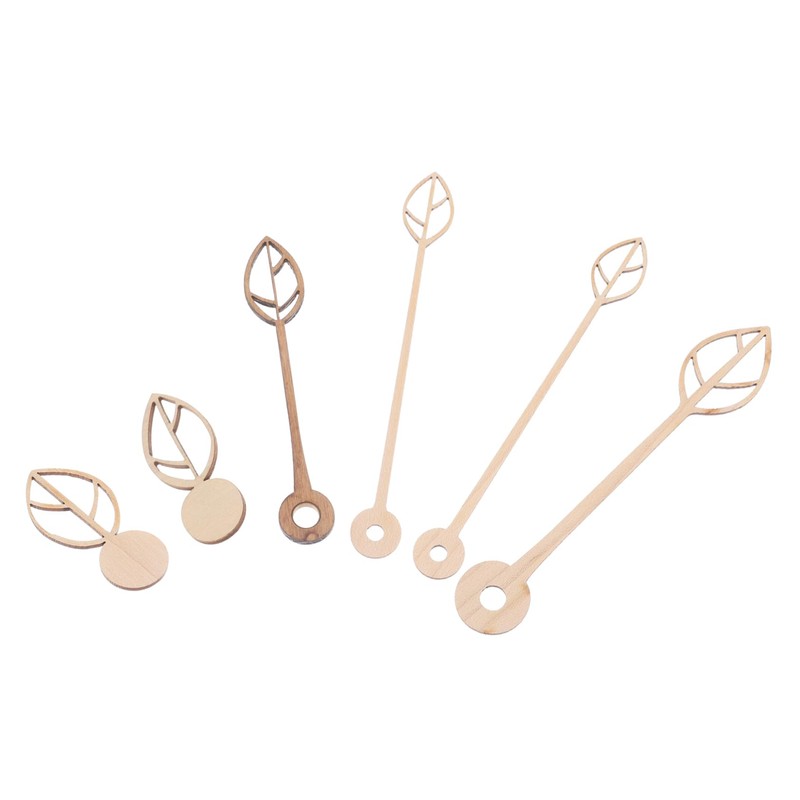 SAFIGLE 30pcs Wooden Clock Hands Repair Kit Elegant Clock Pointers