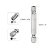 sourcing map 2pcs T35 Security Torx Bit 1/4" Hex Shank