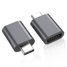 TRANLIKS 2 Pack USB-C & USB 3.0 Adapter Type C USB-A to 5Gbps for MacBook Pro/Mac Book Air/Pad Pro and Other USB-C Devices