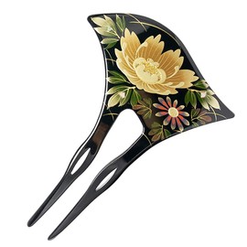 Kanzashi 20w510h Watmosphere 20w510h Maki-e Tomesode Hair Ornament, Wedding, Mother, Kimono, Made in Japan
