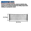 Car Rear Cargo Net, Stretchable Pocket Storage Mesh Net with