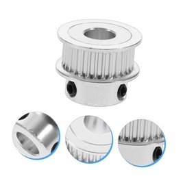 TEHAUX 9pcs Teeth Idler Pulley for Timing Belt Synchronous Wheel for Printers Cnc Machines and Gear Shaping High Strength Bore