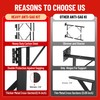 Gate Corner Brace Bracket, Heavy Duty Fence Gate Frame Kit,