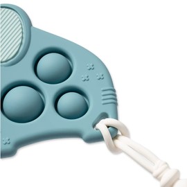 Itzy Ritzy Sensory Popper Toy for Babies - Itzy Pop Features Raised Textures to Soothe Sore Gums, Relieve Stress & Improve Motor Skills - Baby & Toddler Fidget Toy for 3 Months & Up (Elephant)