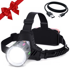 sonicRapid Rechargeable Headlamp with Detachable Flashlight 9000mAh