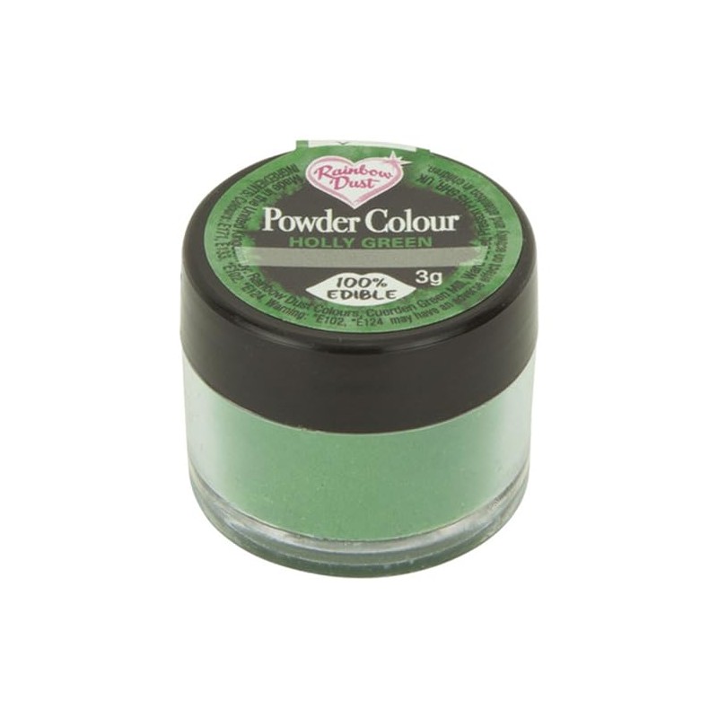 Rainbow Dust Holly Green Food Powder Colour