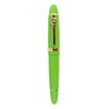 Pluma estilográfica Jinhao 159, punta mediana 18KGP, borde dorado, verde