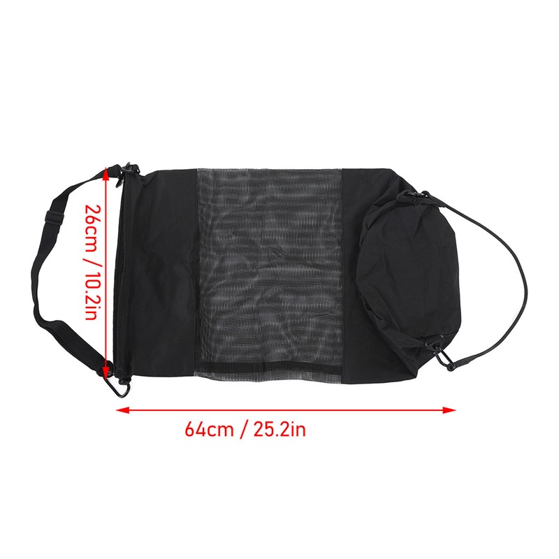 Mesh Trash Bag Washable Large Capacity Lightweight Portable Outdoor Garbage