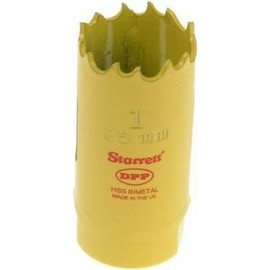 Starrett DH0318 79mm 3.1/8-inch HSS Bi-Metal Dual Pitch Professional Hole Saw