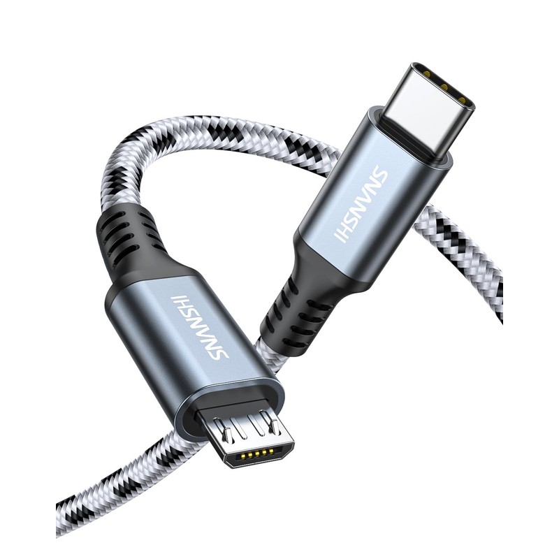SNANSHI USB C to Micro USB Cable 3.3FT, Micro USB
