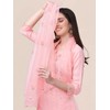 TRENDMALLS Women's Cotton Embroidery Kurta Pant Suit Set (TM.G103-LightPink-M)