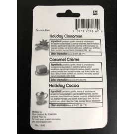 ChapStick Holiday Collection Trio - Cinnamon, Caramel Crème, Cocoa (NEW)