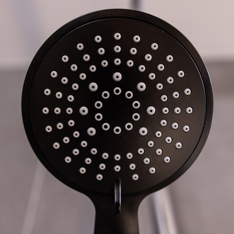 WENKO Young Black Shower Head - Universal Shower Head with