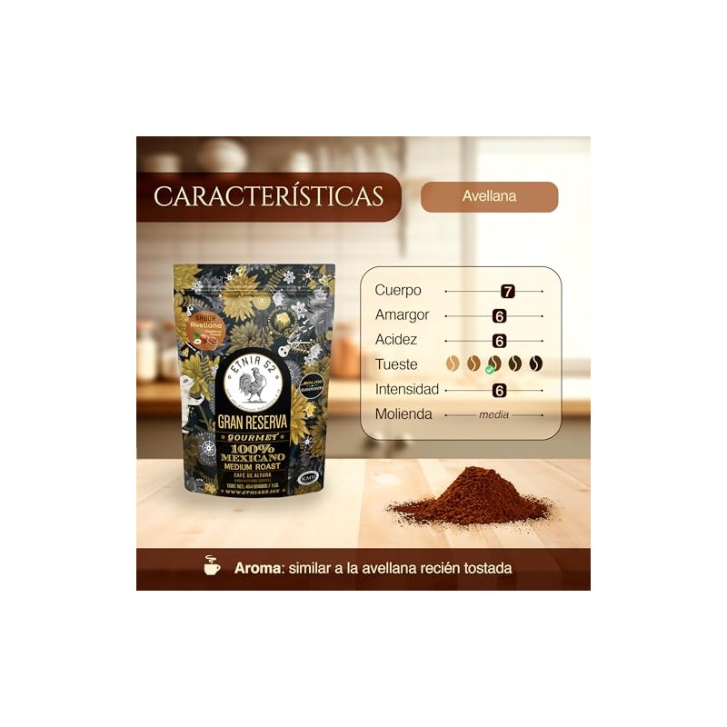 Café Molido de Altura - Sabor Avellana | 454gr |