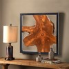 HomeSoftThings Farmhouse Wall Art Rustic Live Edge Solid Teak Wood