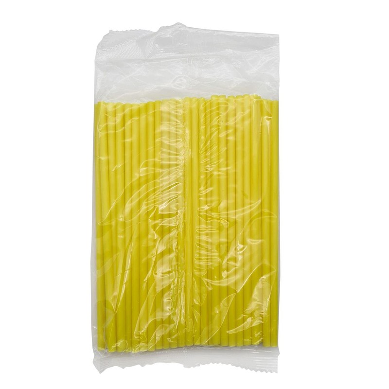 Plastic Lollipop Sticks - 190mm x 4.5mm Pack of 50