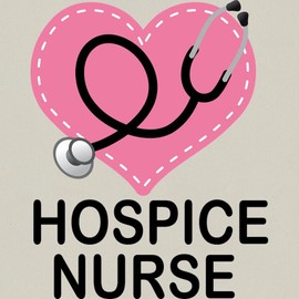 CafePress Hospice Nurse Canvas Tote Top Zipper Closure