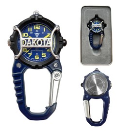 Dakota Unisex Blue Dial Cage Watch with LED Flashlight, Outdoor Gifts for Adults - 39003