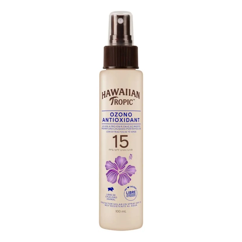 Protector Solar Hawaiian Tropic Ozono Antioxidant SPF15 Mist 100ml