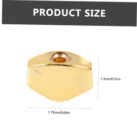 Kisangel 6pcs Guitar Tuning Handles Locking String Knobs Acoustic Bass Tuners Folk Guitar Accessories Square Design for Stable Pitch