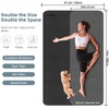 Foldable Yoga Mat 74"x47.2"x 0.4" – Large Yoga Mat