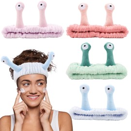 Canitor Snail Spa Headband Makeup Skincare Headband for Washing Face Small Cute Fun Funny Gifts Weird Stuff for Young Adult Women Teen Girl Self Skin Care Stocking Stuffers for Christmas