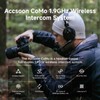 Accsoon Como Wireless Headset Intercom System,1.9GHz Full-Duplex ENC Team Communication