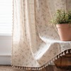 Sutuo Home Boho Curtain Semi-Blackout Crochet Hollow Lace Patchwork with