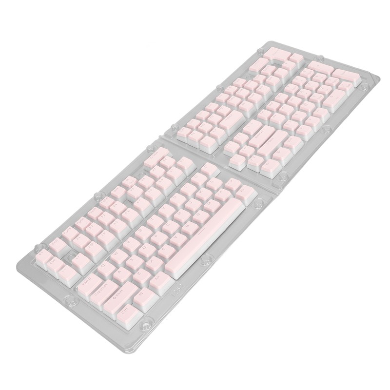Keyboard Keycaps 129 Keys Pudding Transparent OEM Height PBT Two