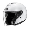 HJC i31 Solid Open Face Motorcycle Helmet, DOT Approved (White,