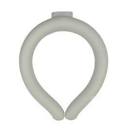 SNOW RING (Gray L) 18° Ice Neck Ring, Cool Ring, Ice Neck Cooler, Neck Cooler, Cooling Ring, Safe, Heatstroke Prevention, Ice Pack, Ice Pack, Cooling Goods, For Adults and Children