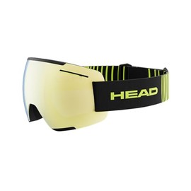 HEAD Unisex Adult F-LYT Ski and Snowboard Goggles, Lime/Black, L