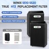 BIHARNT 5510 5520 Replacement Filter Q Compatible with Winix 5510