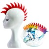 3T-SISTER Helmet Mohawk Wig Adhesive Mohawk for Motorcycle Bicycle Ski