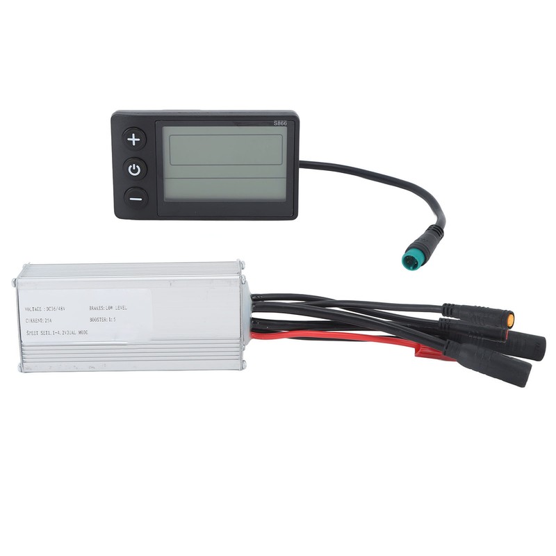 Electric Bike Conversion Kit 25A Controller Waterproof Instrument Control Panel